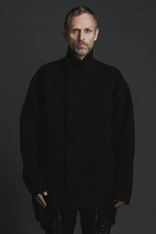 Reversible Knit Blouson Black 