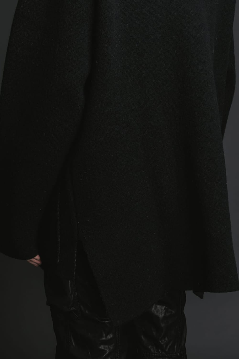 リバーシブル ニットブルゾン