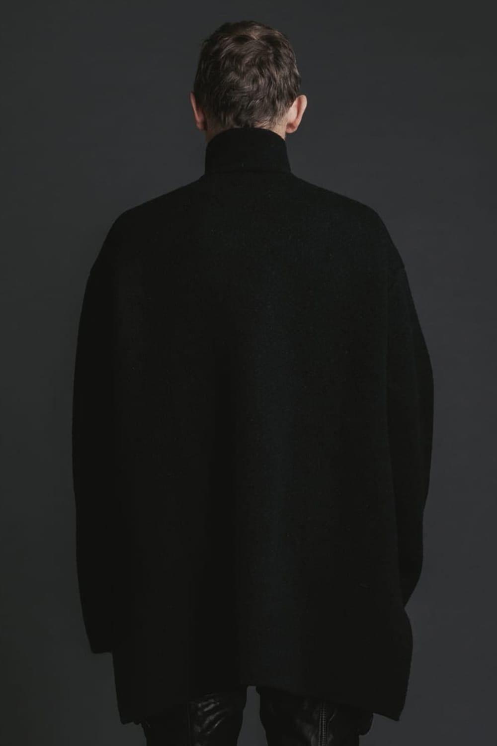 リバーシブル ニットブルゾン