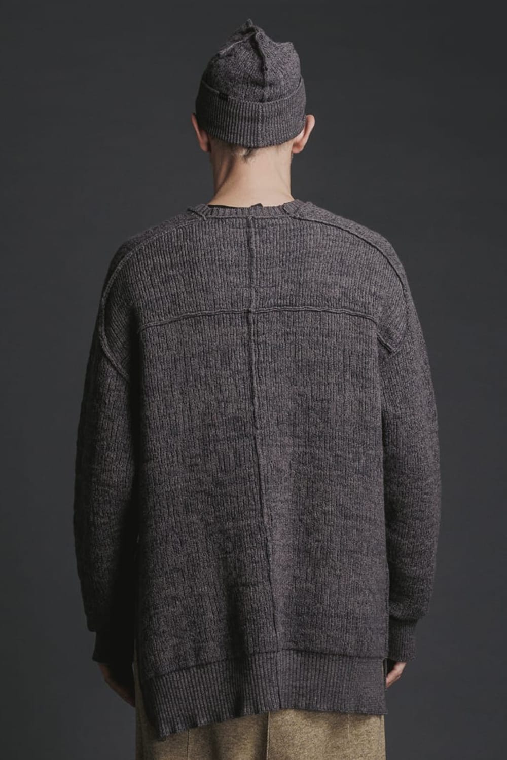 Cotton Cashmere Pullover Gray 