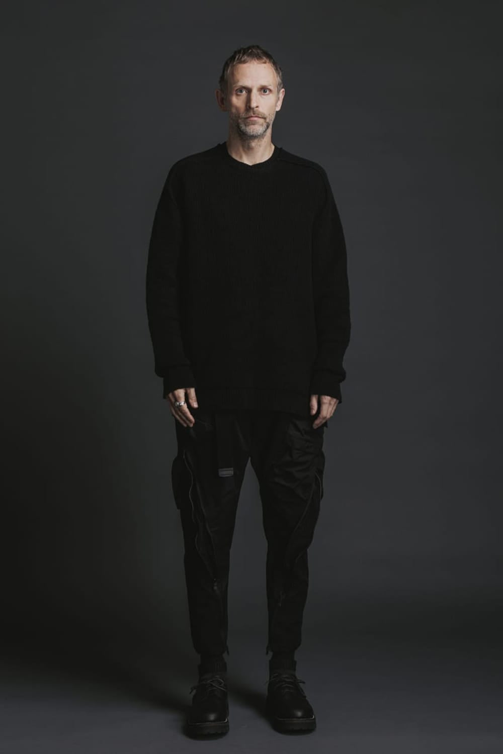 Cotton Cashmere Pullover Black