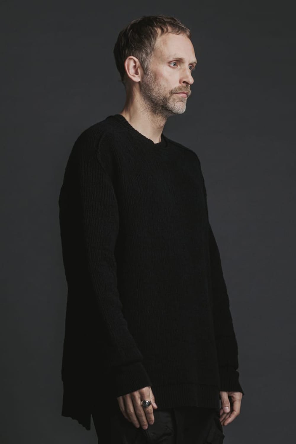 Cotton Cashmere Pullover Black 