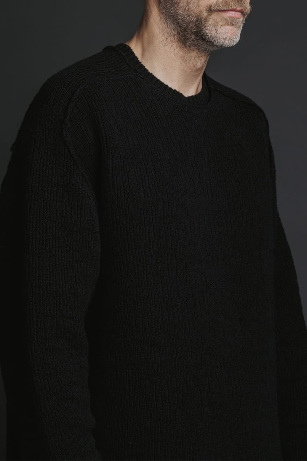 Cotton Cashmere Pullover Black