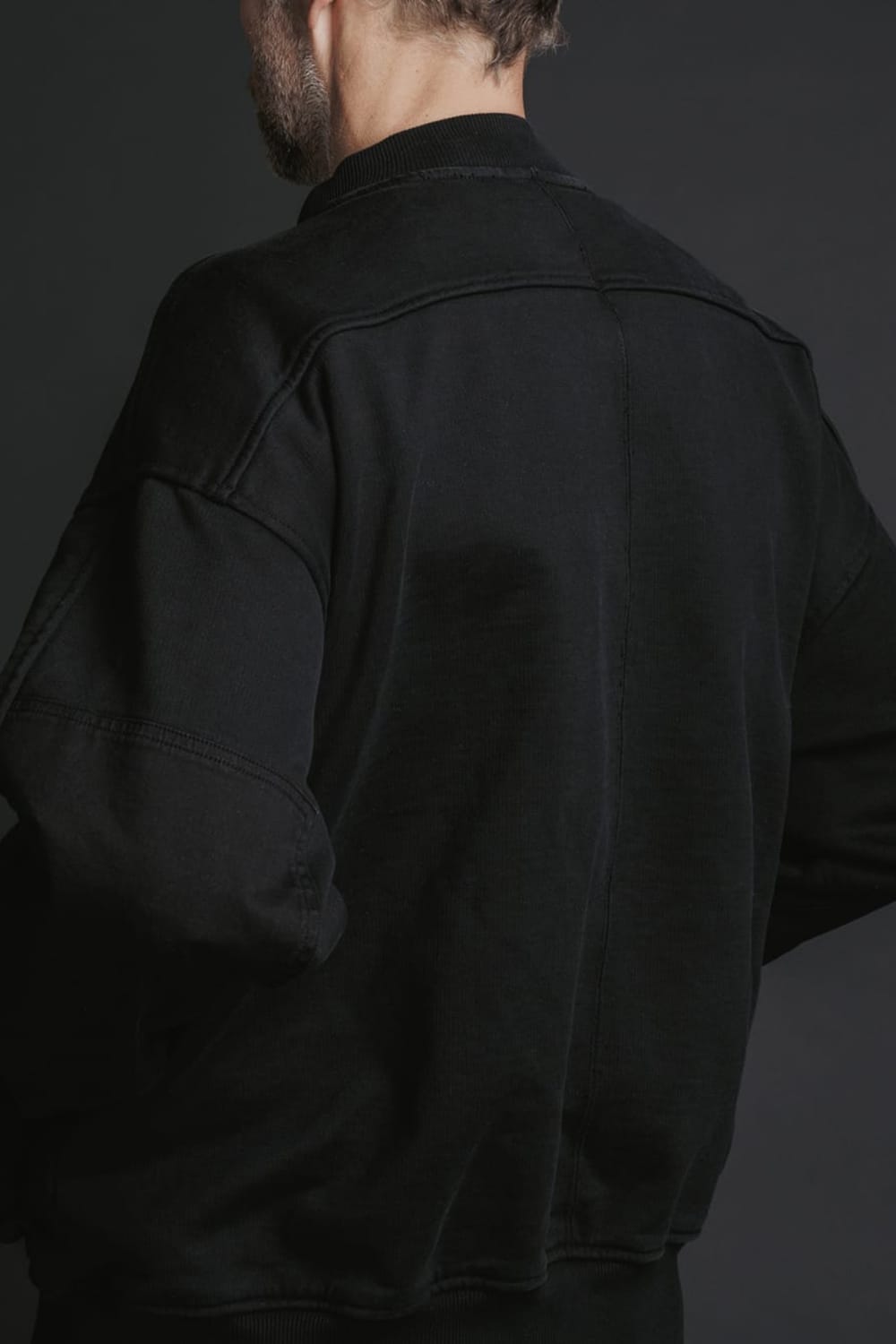 Cotton brushed lining Loose Blouson