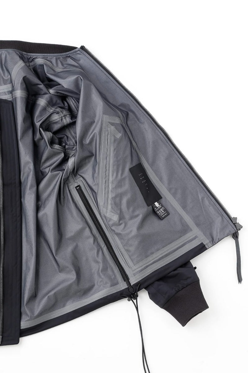 Water Repellent Bomber Jacket  Black