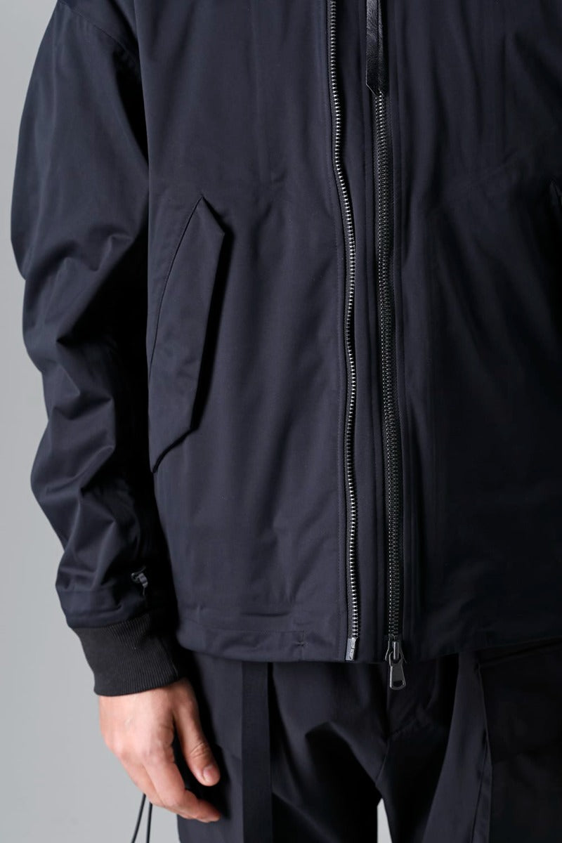 Water Repellent Bomber Jacket  Black