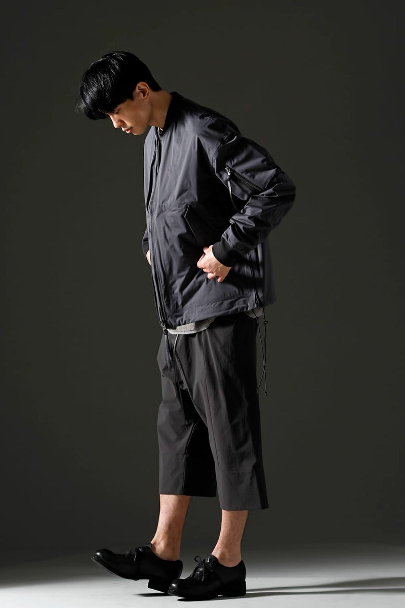 Water Repellent Bomber Jacket  Dark Gray