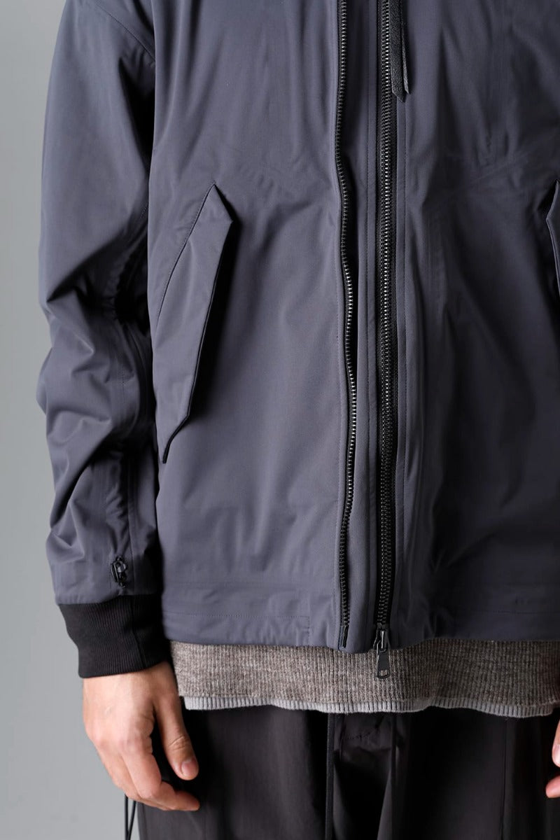 Water Repellent Bomber Jacket  Dark Gray