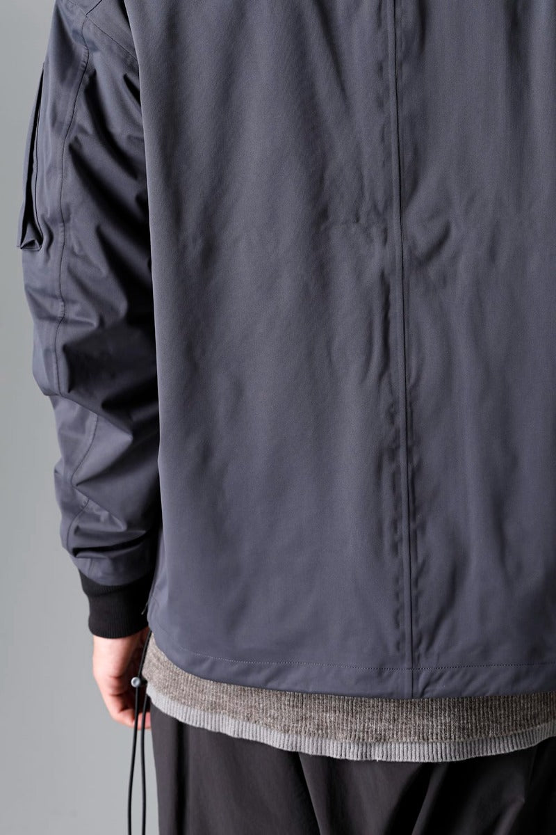 Water Repellent Bomber Jacket  Dark Gray