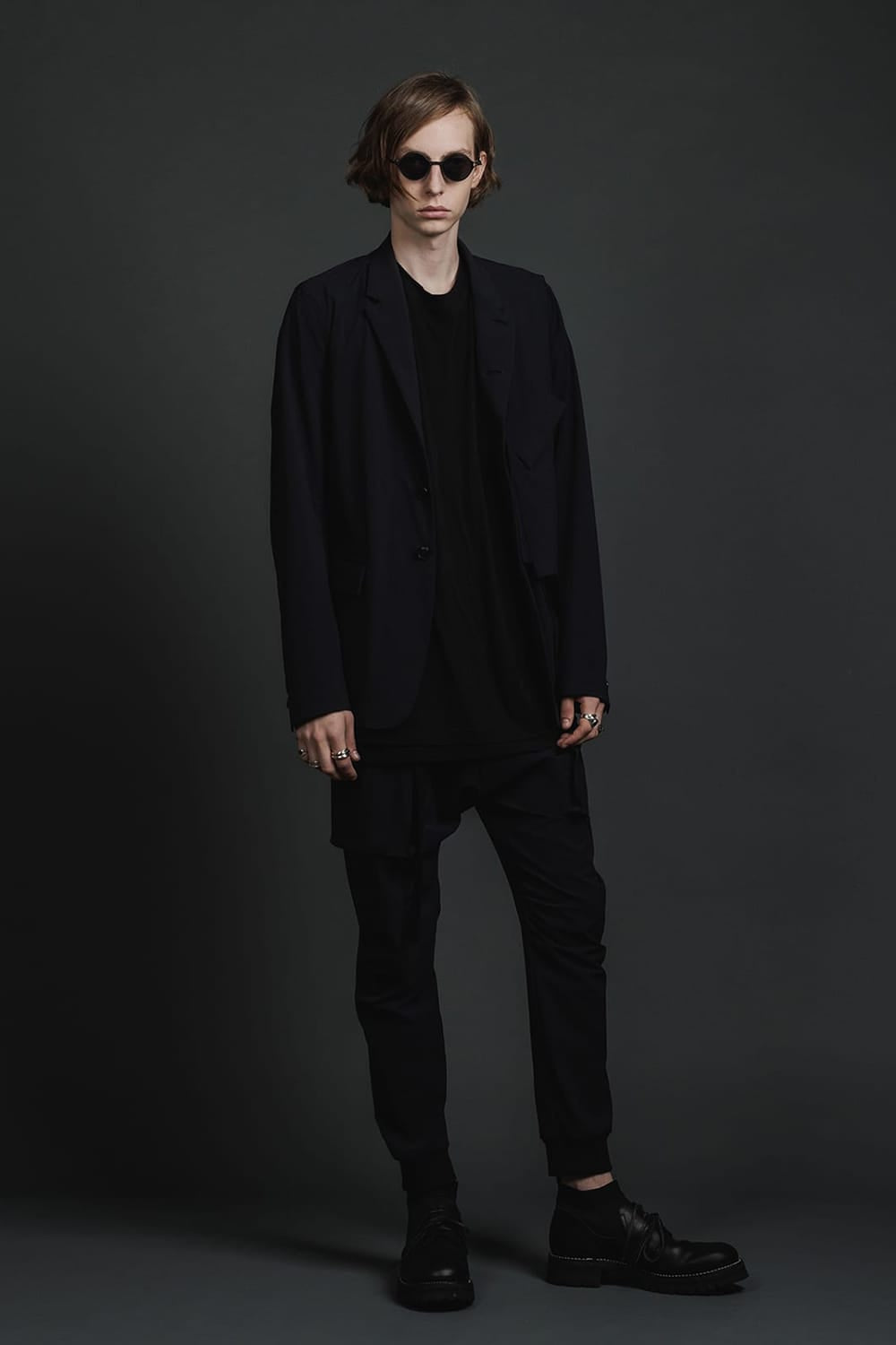 Water-Repellent Stretch Blazer  Black