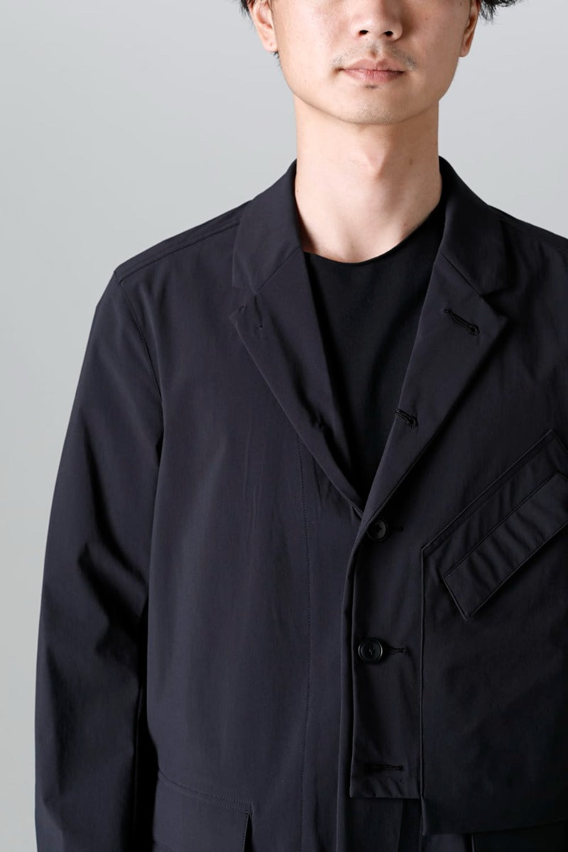 Water-Repellent Stretch Blazer  Black