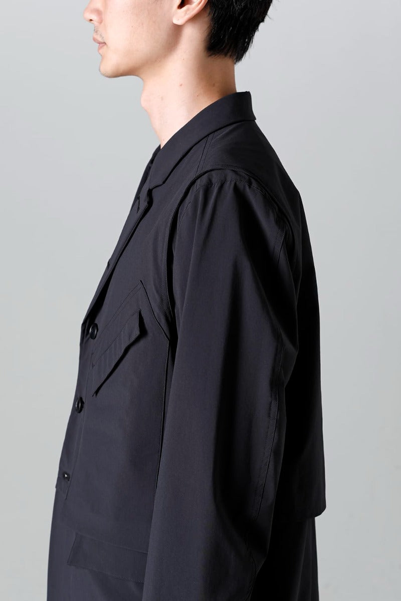 Water-Repellent Stretch Blazer  Black