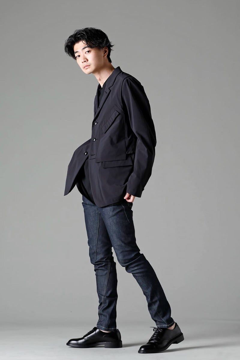 Water-Repellent Stretch Blazer  Black