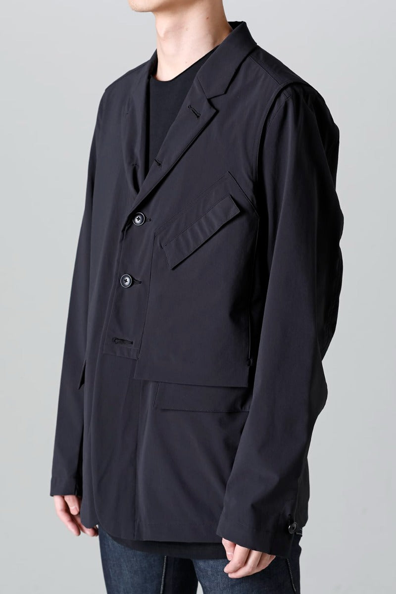 Water-Repellent Stretch Blazer  Black