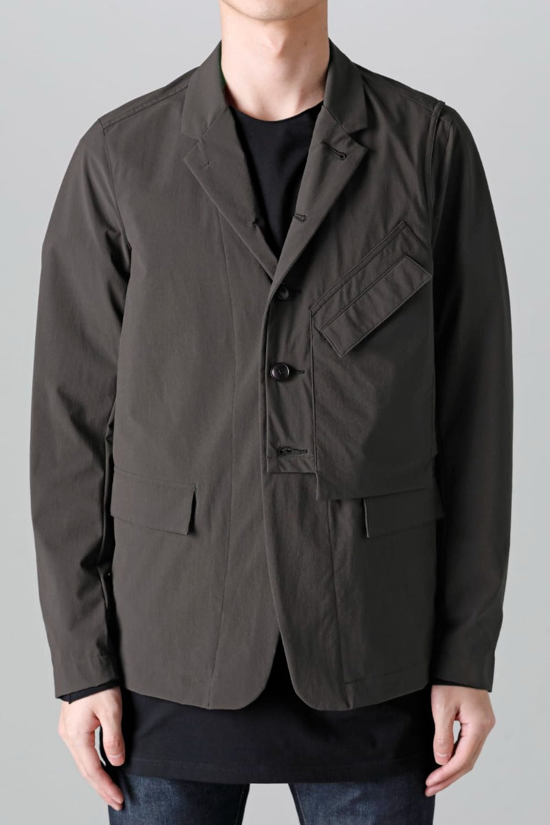 Water-Repellent Stretch Blazer  Dark Olive