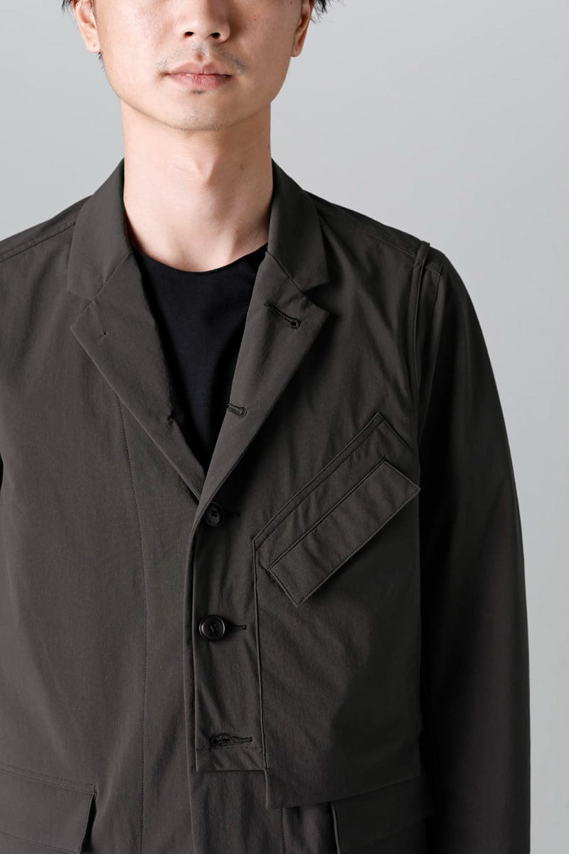 Water-Repellent Stretch Blazer  Dark Olive