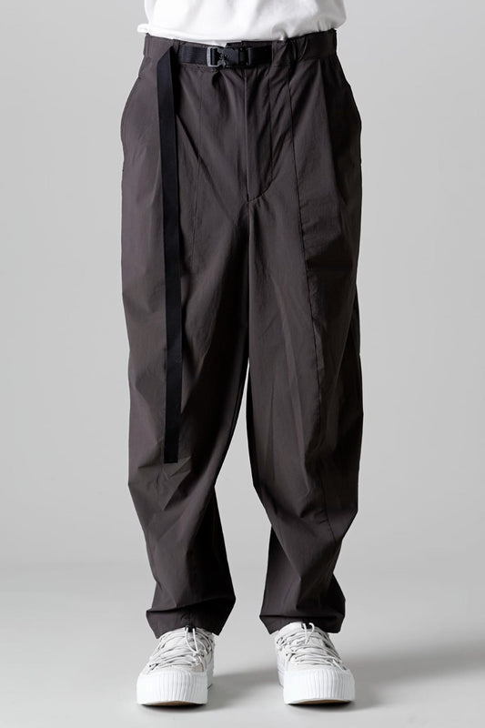 Water-Repellent Stretch Wide Pants Dark Gray