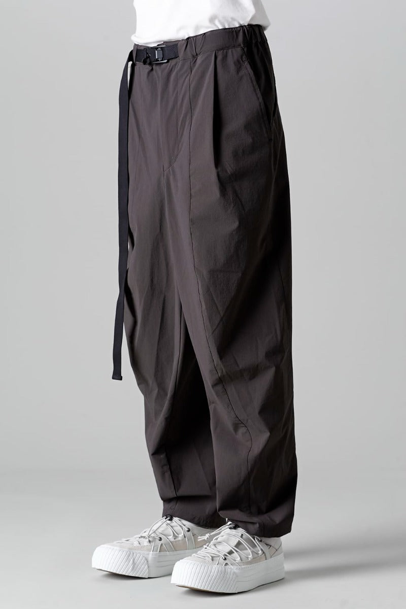 Water-Repellent Stretch Wide Pants Dark Gray