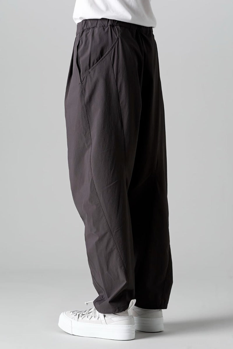 Water-Repellent Stretch Wide Pants Dark Gray