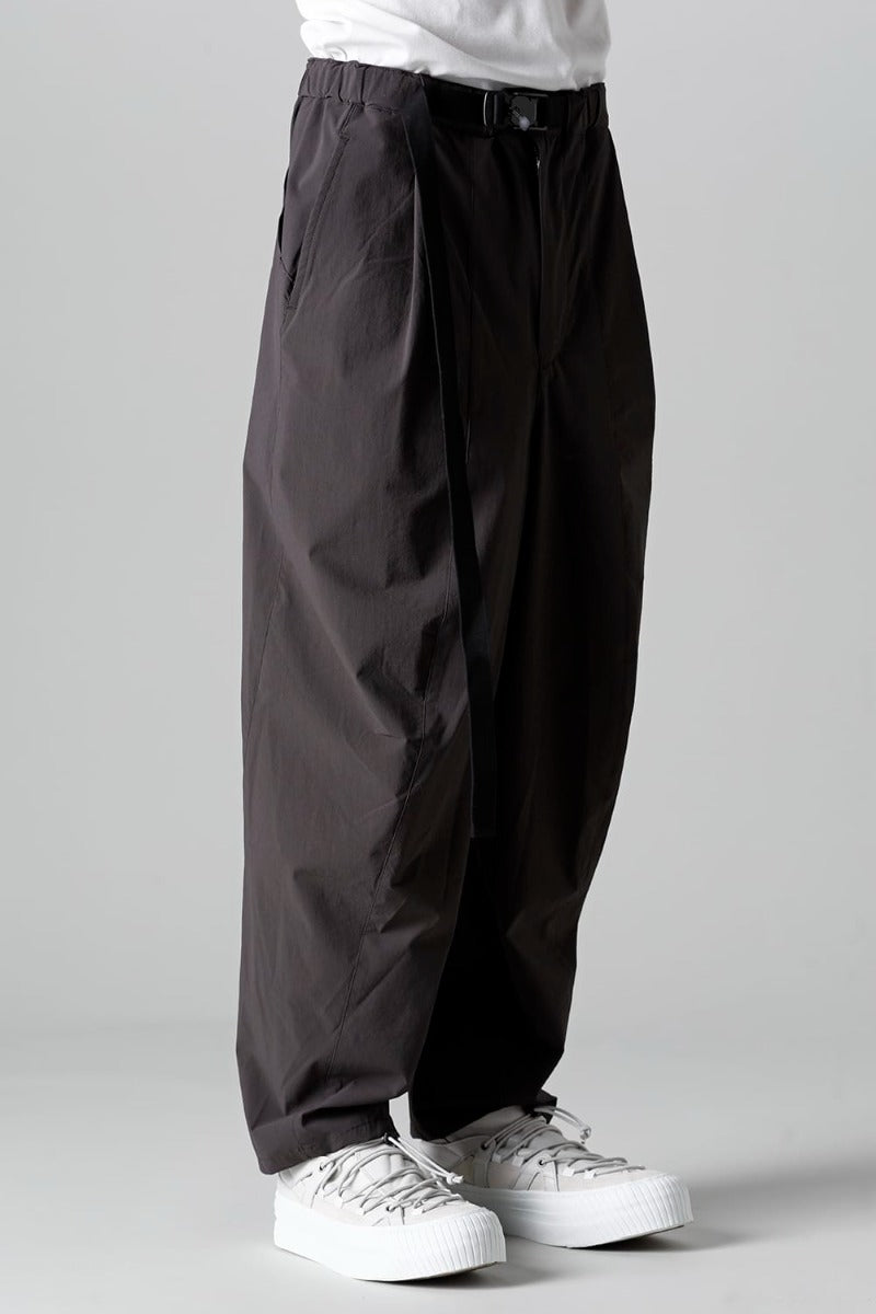 Water-Repellent Stretch Wide Pants Dark Gray