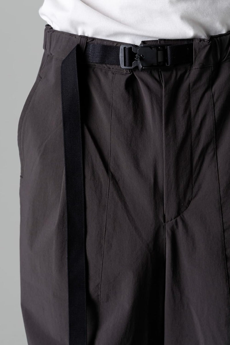 Water-Repellent Stretch Wide Pants Dark Gray