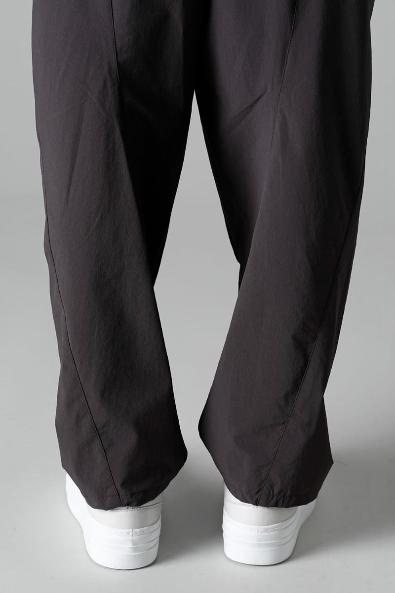 Water-Repellent Stretch Wide Pants Dark Gray