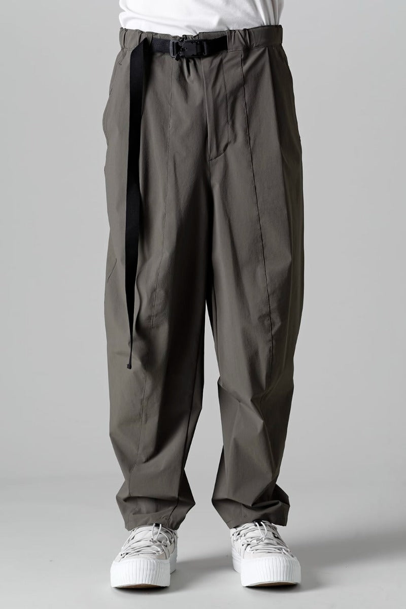 Water-Repellent Stretch Wide Pants Dark Olive