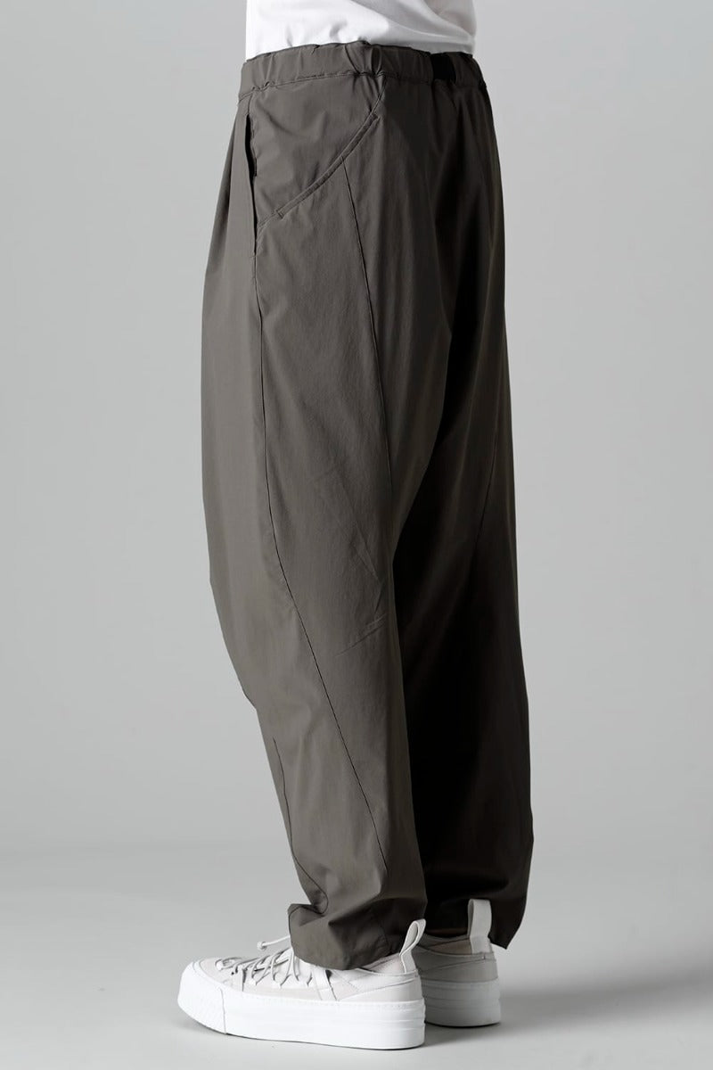 Water-Repellent Stretch Wide Pants Dark Olive