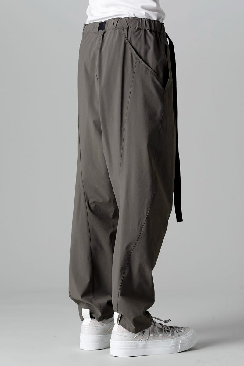 Water-Repellent Stretch Wide Pants Dark Olive