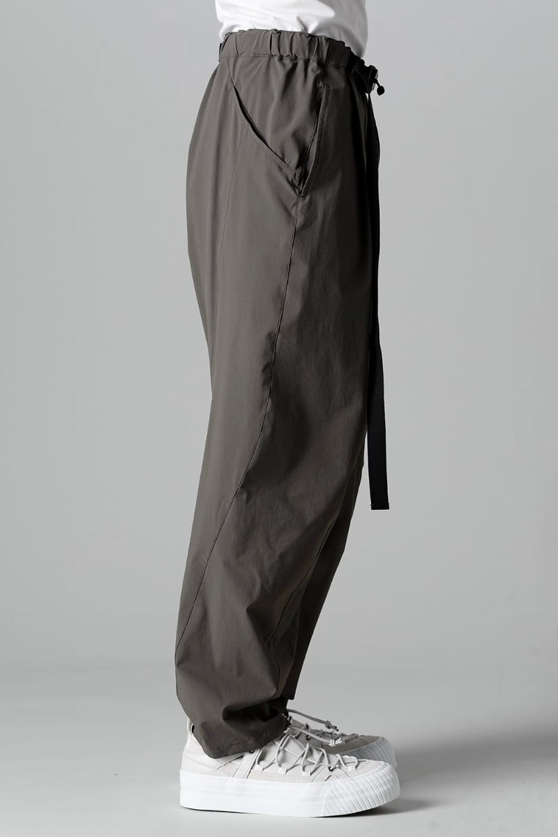 Water-Repellent Stretch Wide Pants Dark Olive