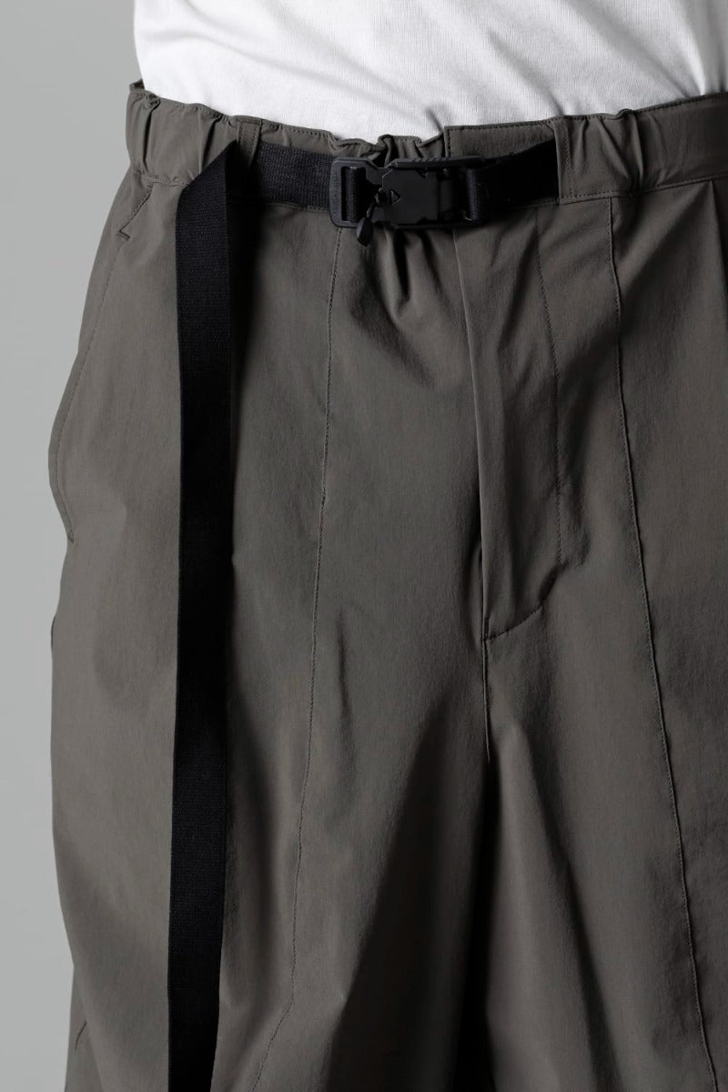 Water-Repellent Stretch Wide Pants Dark Olive