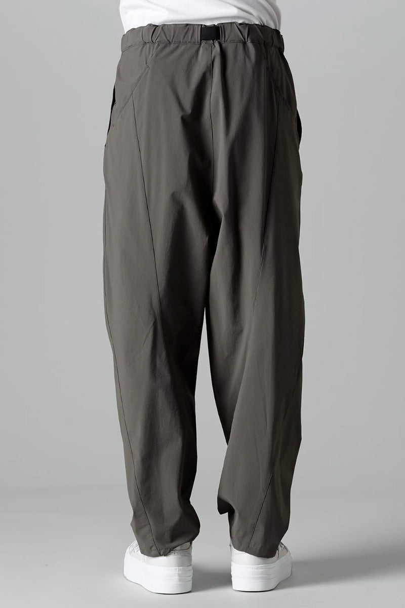 Water-Repellent Stretch Wide Pants Dark Olive