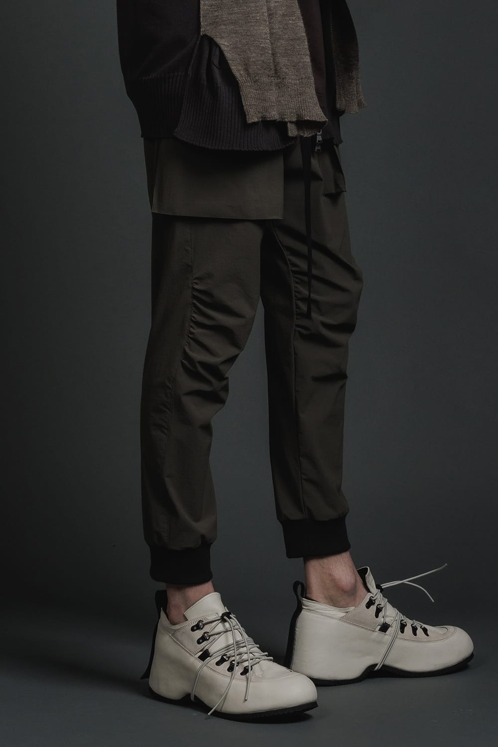 Water-Repellent Stretch Cargo Pants Dark Olive