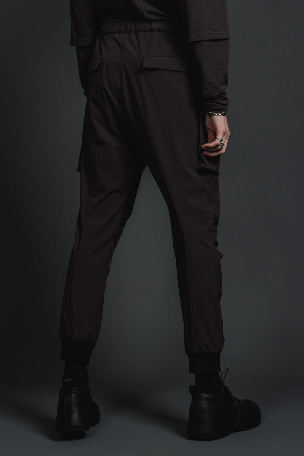 Water-Repellent Stretch Cargo Pants Dark Gray