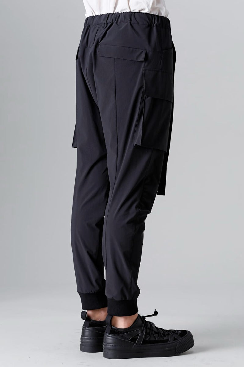 Water-Repellent Stretch Cargo Pants Black