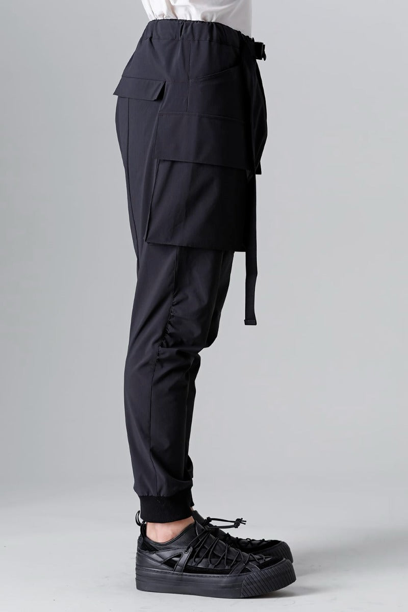 Water-Repellent Stretch Cargo Pants Black