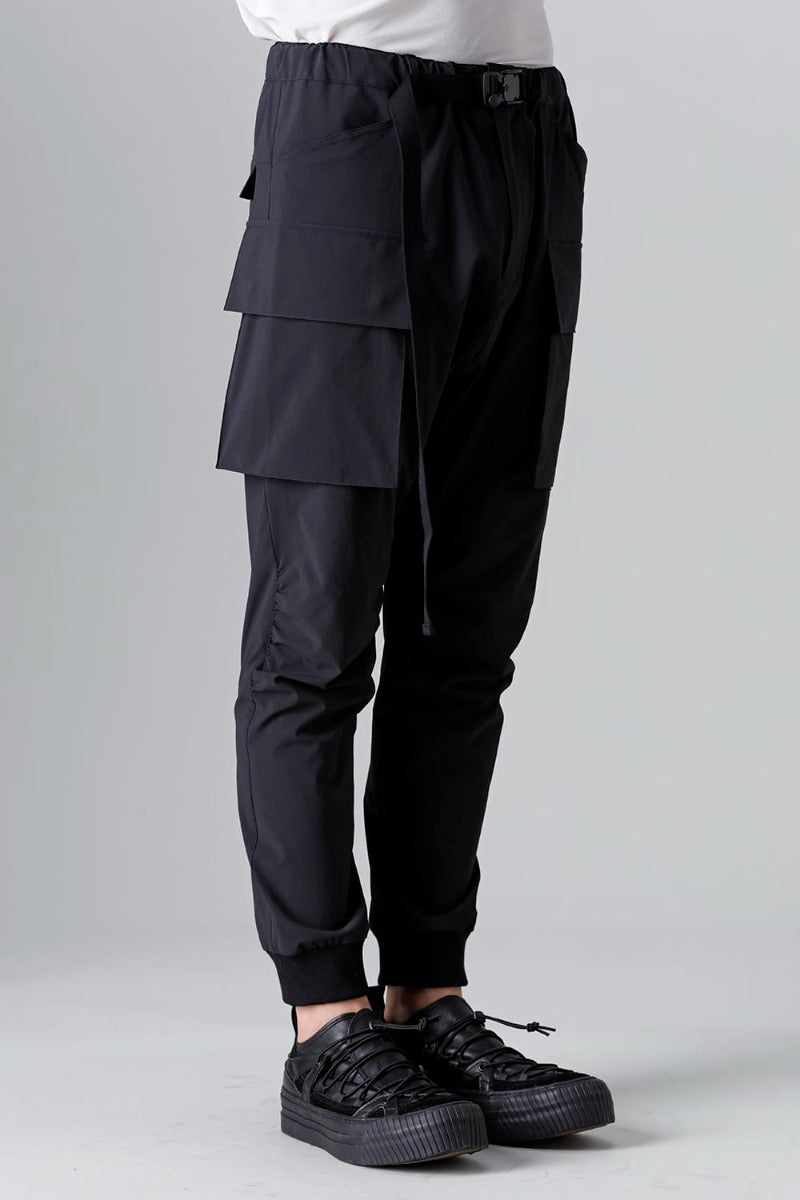 Water-Repellent Stretch Cargo Pants Black