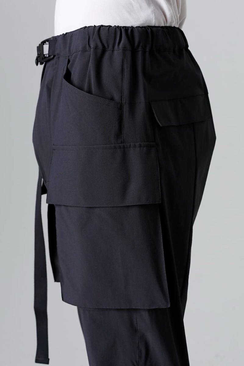 Water-Repellent Stretch Cargo Pants Black