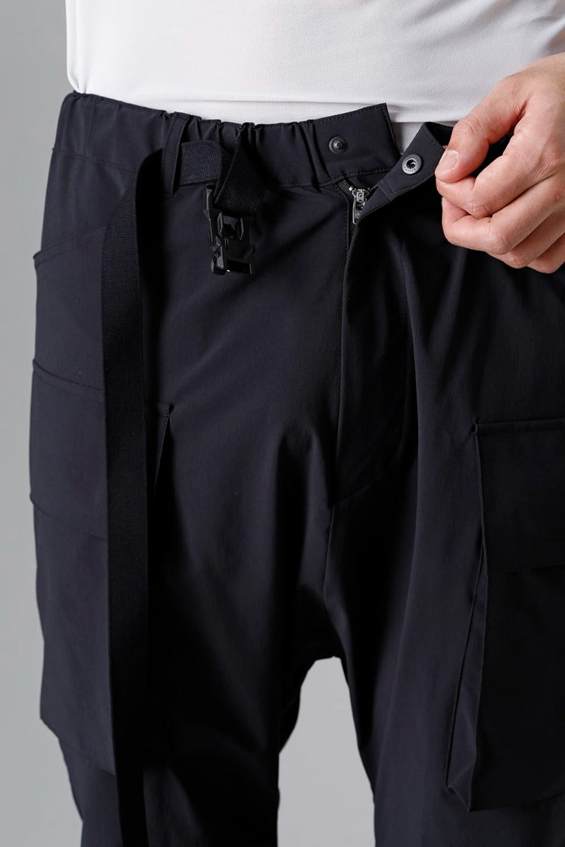 Water-Repellent Stretch Cargo Pants Black