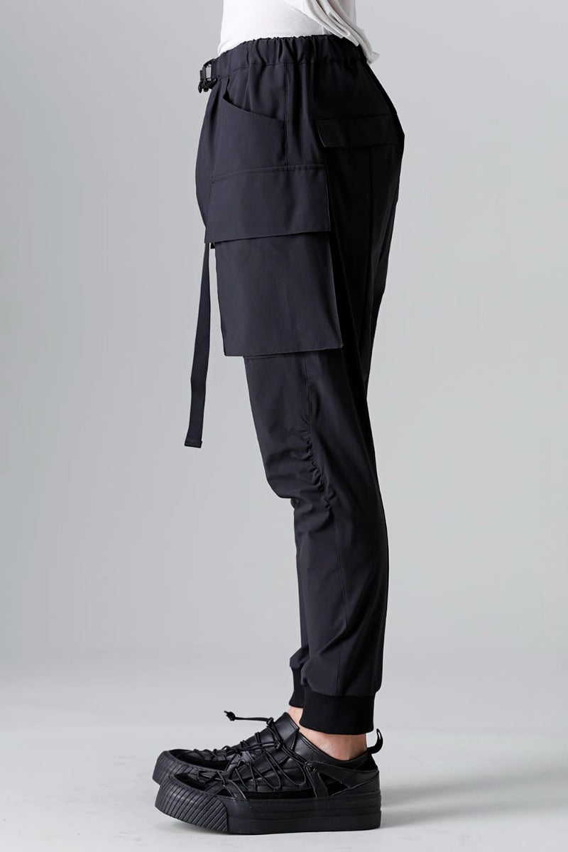 Water-Repellent Stretch Cargo Pants Black