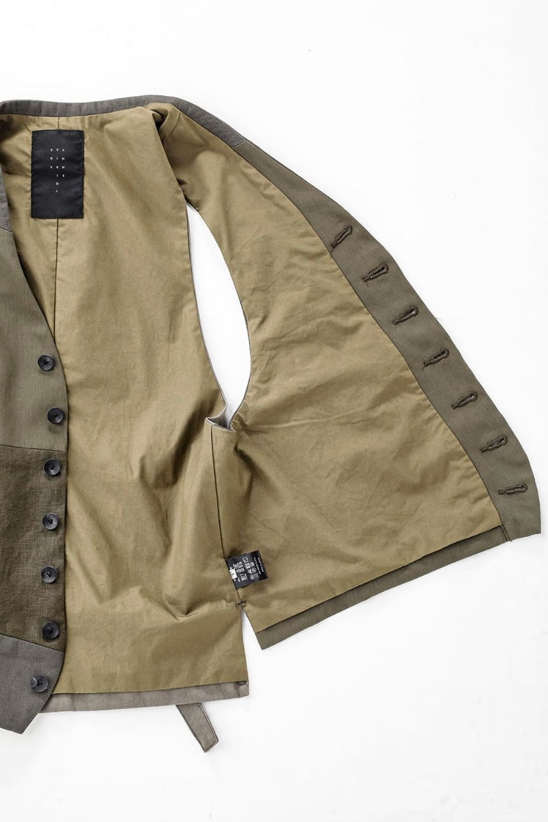 Fragment Vest  Dark Olive