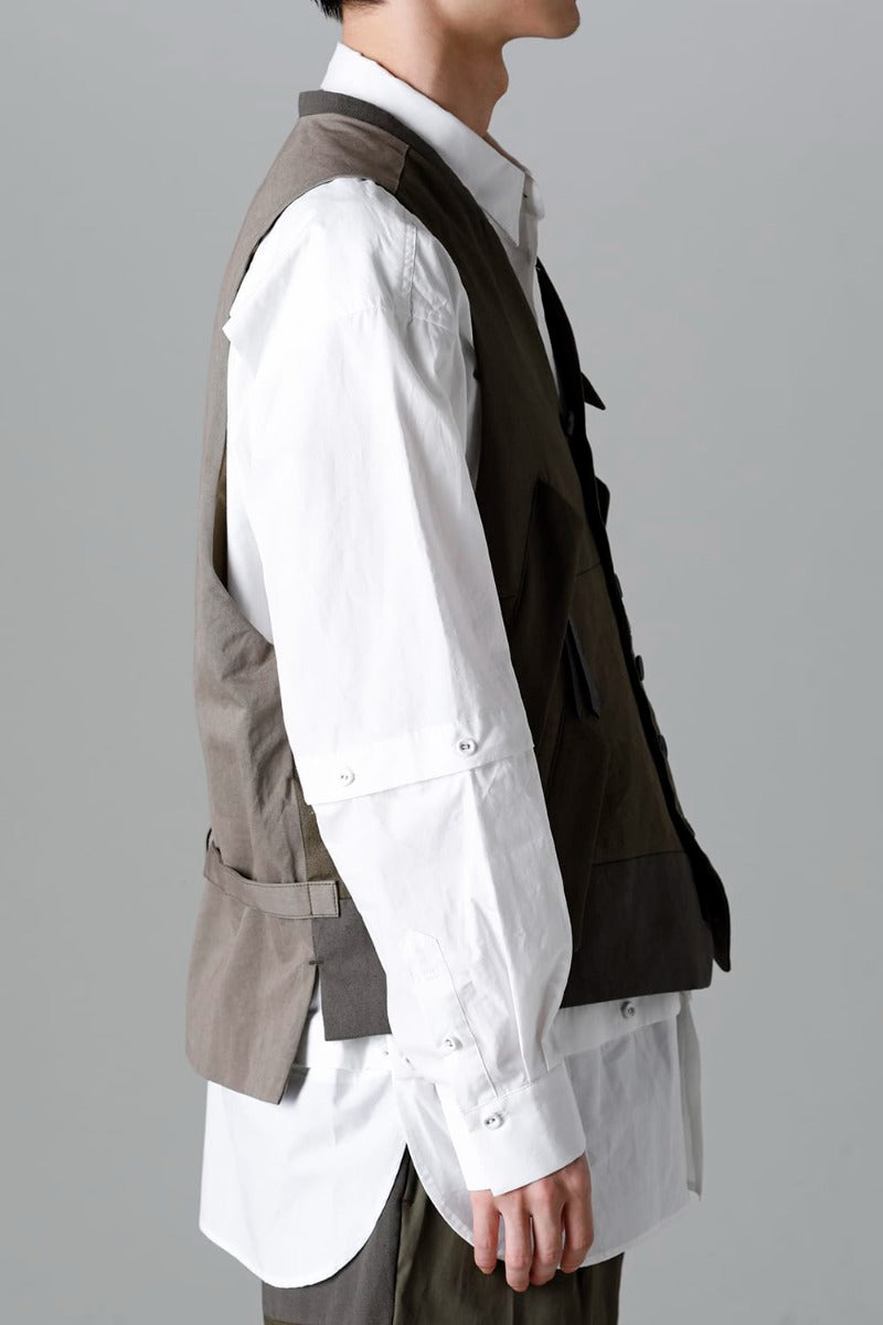 Fragment Vest  Dark Olive