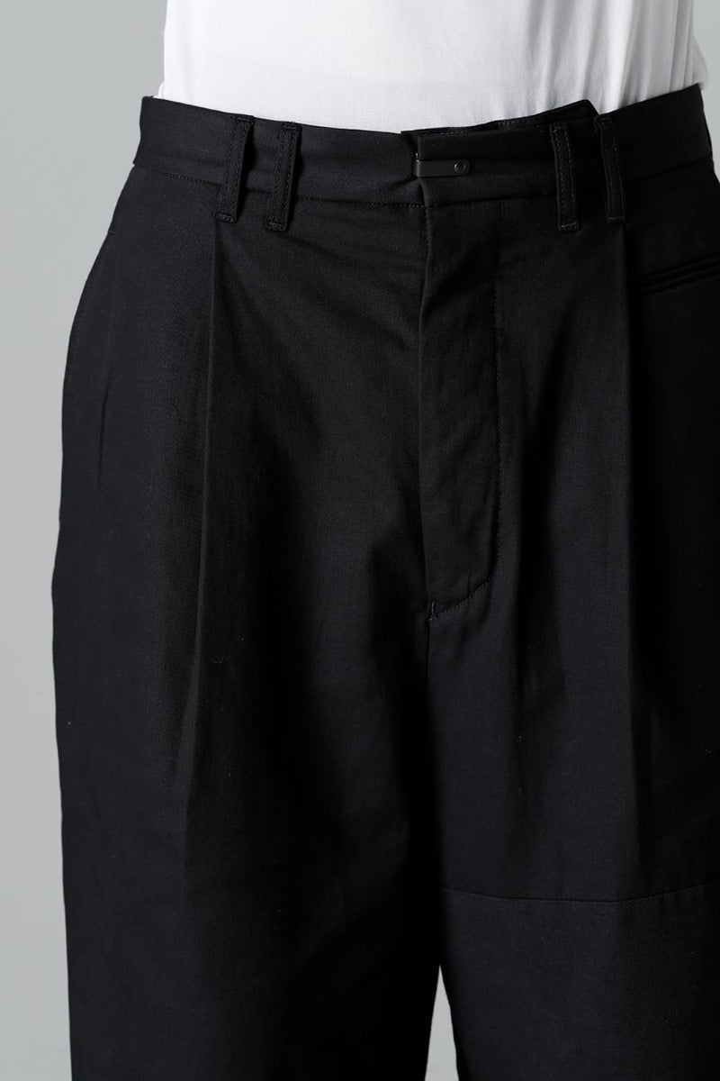 フラグメント クロップド トラウザー ブラック