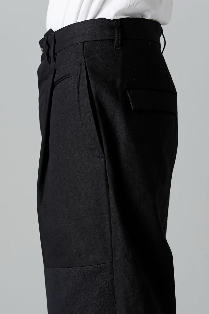 フラグメント クロップド トラウザー ブラック