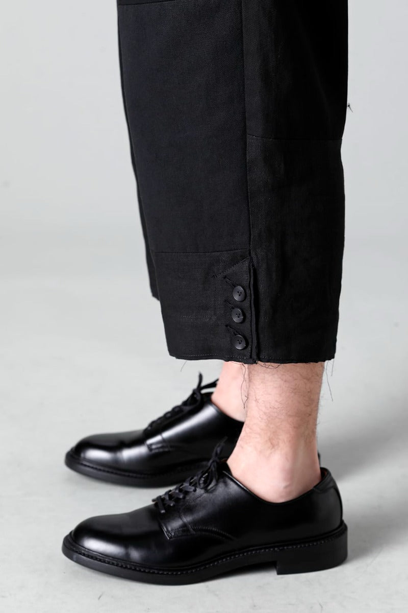 フラグメント クロップド トラウザー ブラック