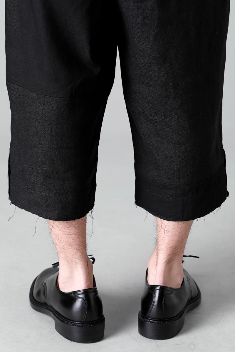 フラグメント クロップド トラウザー ブラック