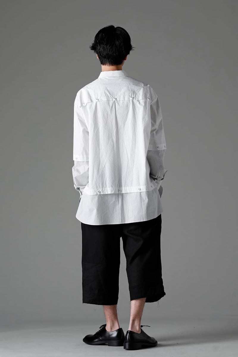 フラグメント クロップド トラウザー ブラック