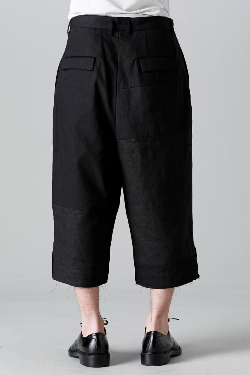 フラグメント クロップド トラウザー ブラック