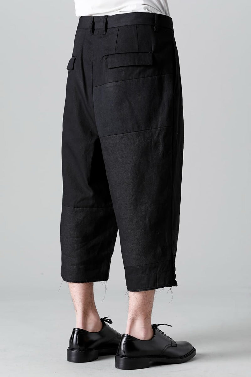 フラグメント クロップド トラウザー ブラック