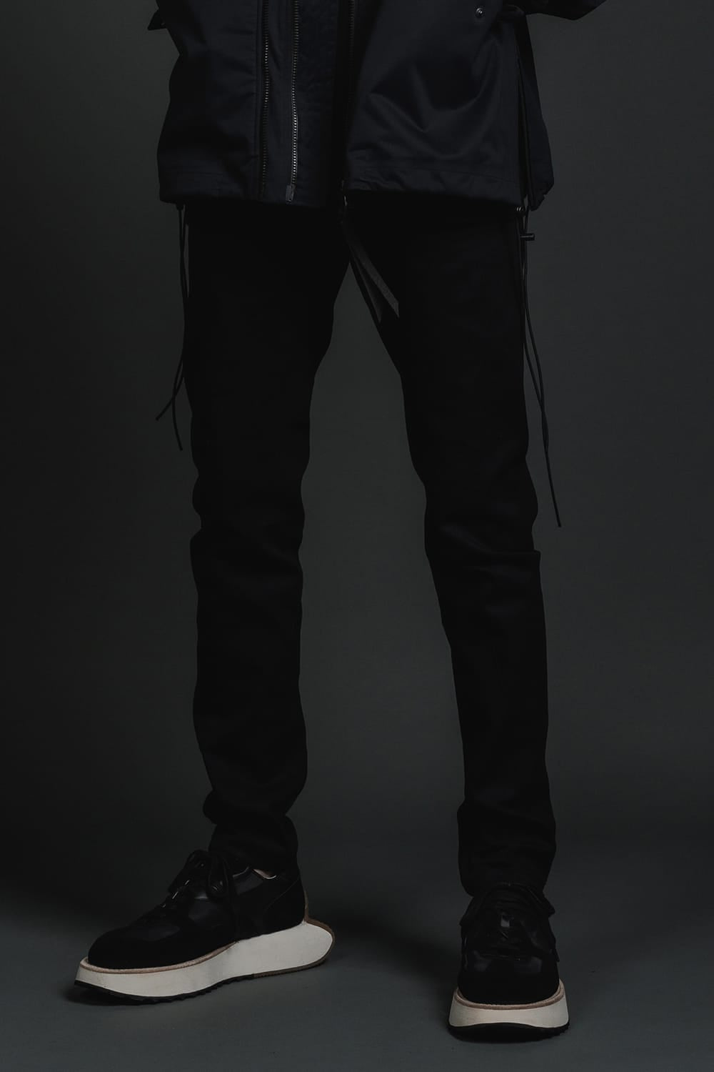 Denim Slim Pants Black